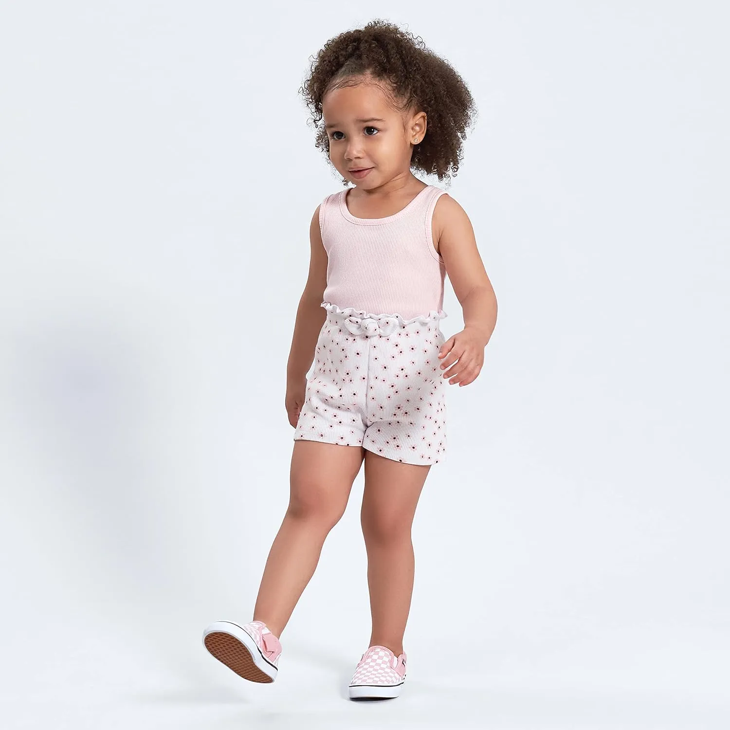 Gerber Baby Girls' Toddler 3-Pack Pull-On Knit Shorts