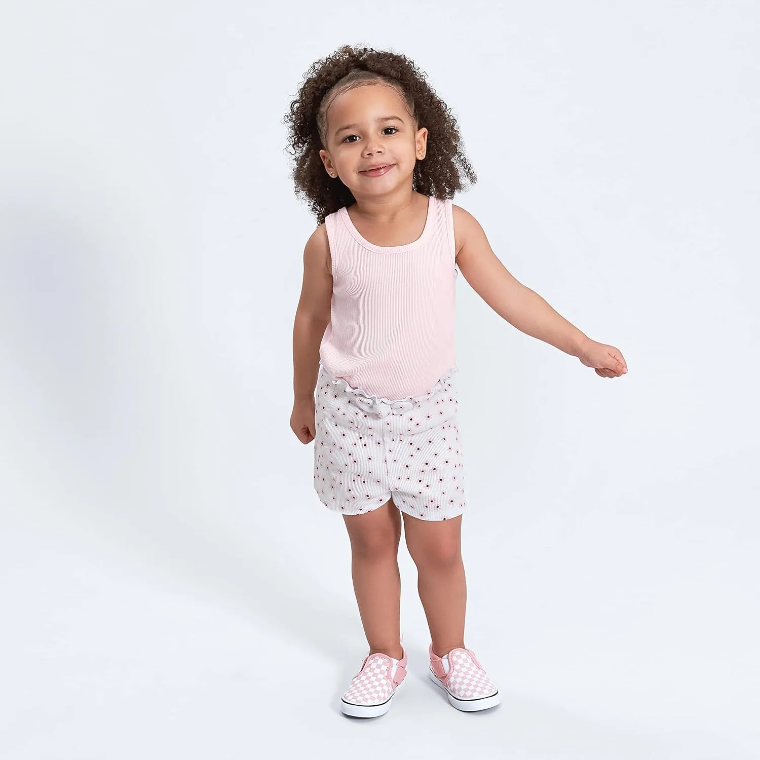 Gerber Baby Girls' Toddler 3-Pack Pull-On Knit Shorts