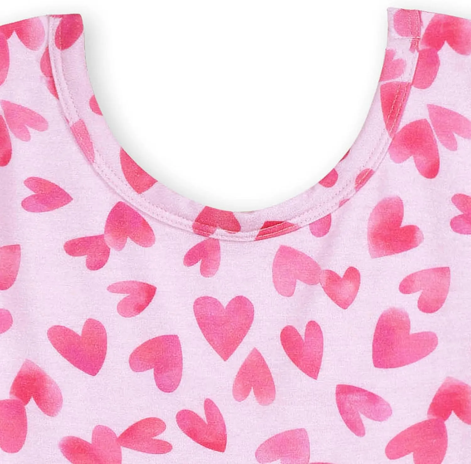 Gerber Baby Girls' Toddler Buttery-Soft Short Sleeve Twirl Dress with Viscose Made with Eucalyptus