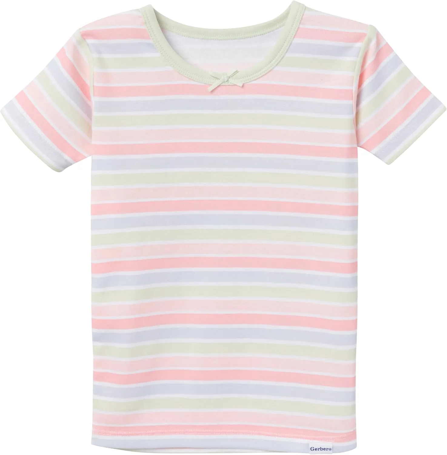 Gerber Baby Girls' Toddler Snug Fit 4-Piece Pajama Set