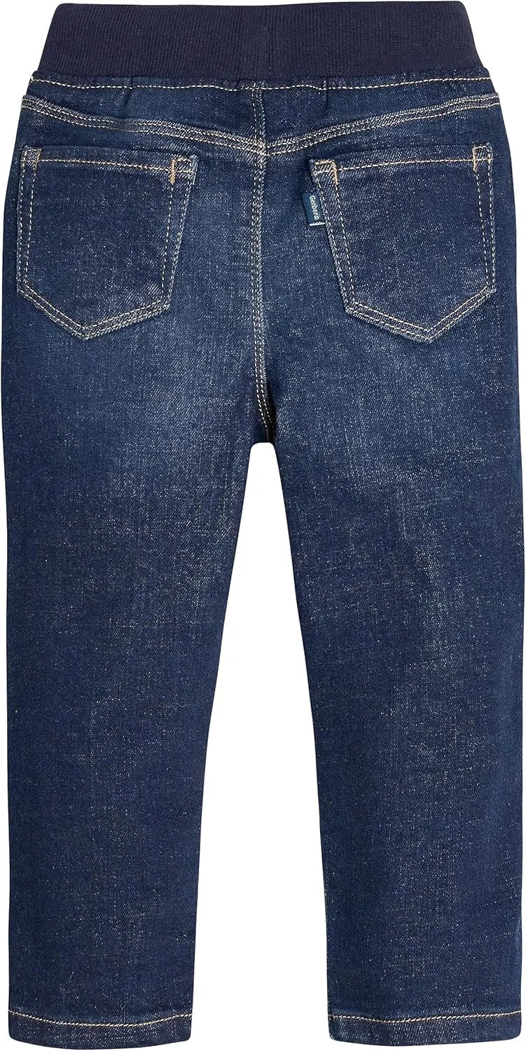 Gerber Baby Toddler Rib Waist Stretch Denim Skinny Jeans