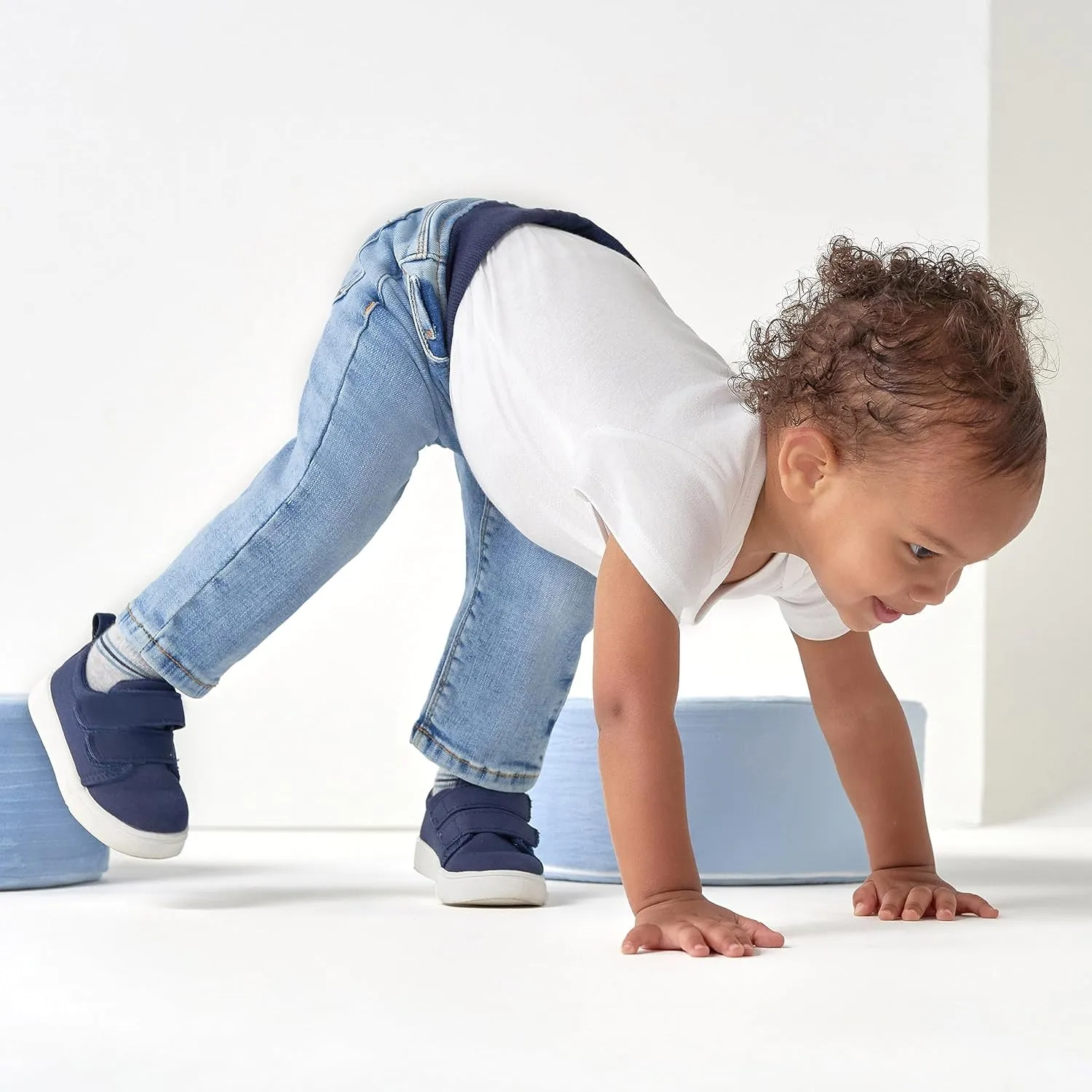 Gerber Baby Toddler Rib Waist Stretch Denim Skinny Jeans