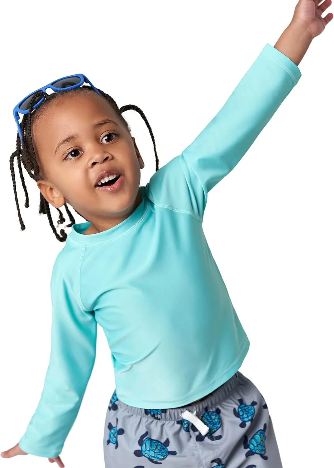 Gerber Baby Toddler UPF 50  Long Sleeve Rashguard Swim Shirt