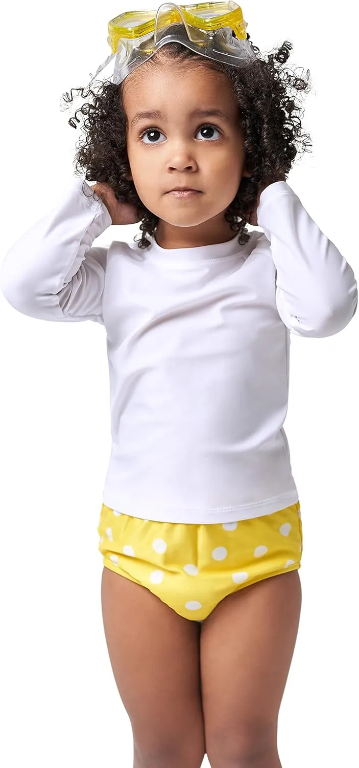 Gerber Baby Toddler UPF 50  Long Sleeve Rashguard Swim Shirt