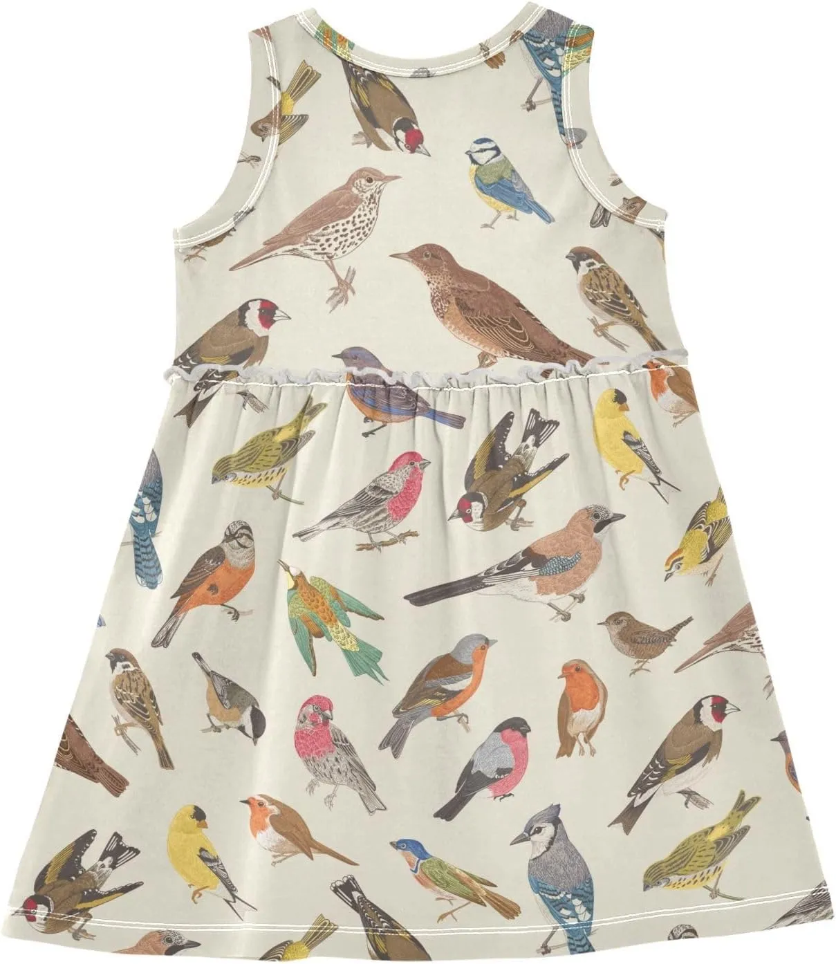 Girls' Dresses Toddler Summer Dress Sleeveless Dresses for Girls Cotton Sundress 2-8Y