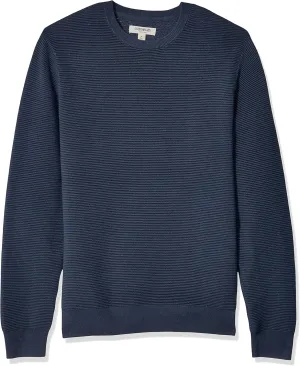 Goodthreads Men's Soft Cotton Ottoman Stitch Crewneck Sweater