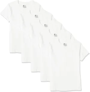 Hanes Boys' Ecosmart Short Sleeve Crew Neck T-Shirt 5-Pack