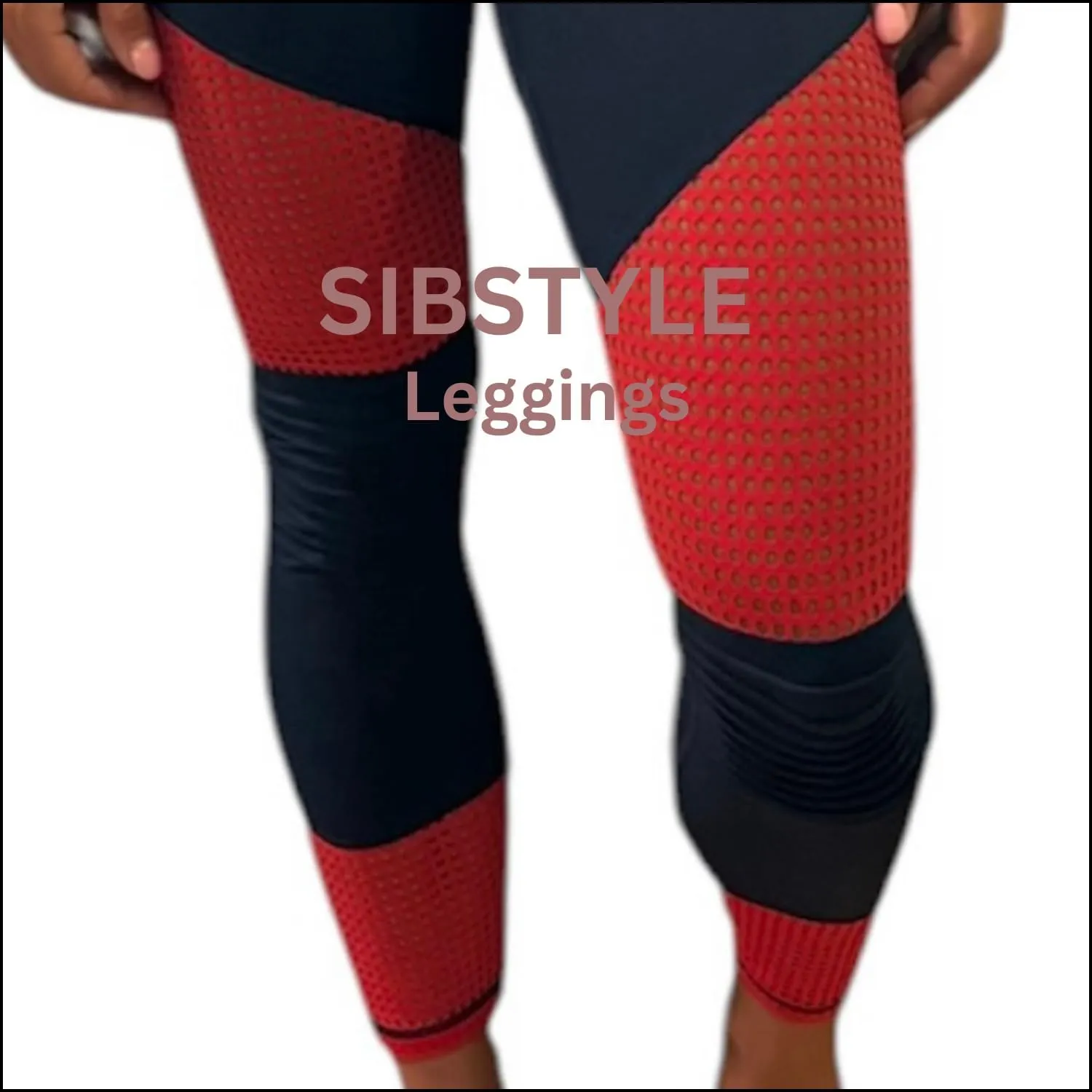 High Waist mesh Leggings with Tummy Control Workout Running Yoga Leggings for Women
