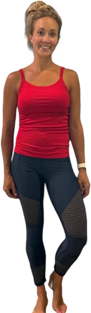 High Waist mesh Leggings with Tummy Control Workout Running Yoga Leggings for Women