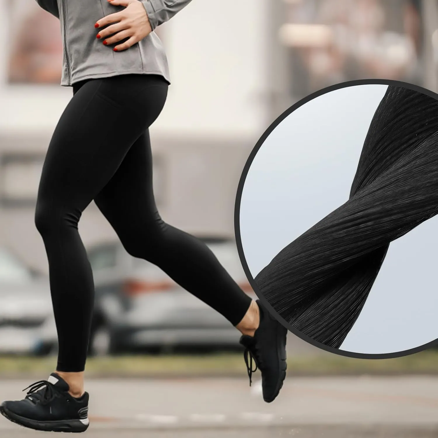 High Waisted Leggings for Women, 7/8 Full Length Buttery Soft Yoga Leggings