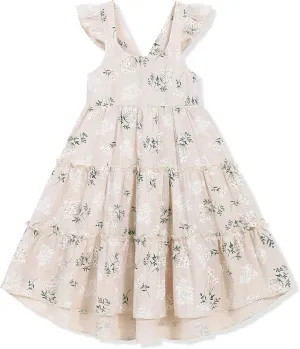 Hipea Toddler Baby Girls' Dresses Outfits Sleeveless Backless Colour Block Dress Kids Casual Beach Dresses