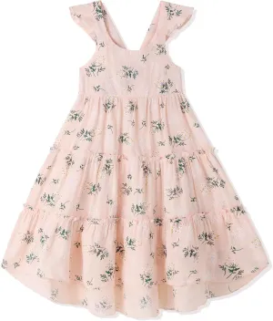 Hipea Toddler Baby Girls' Dresses Outfits Sleeveless Backless Colour Block Dress Kids Casual Beach Dresses