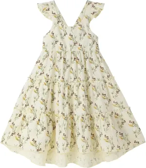 Hipea Toddler Baby Girls' Dresses Outfits Sleeveless Backless Colour Block Dress Kids Casual Beach Dresses