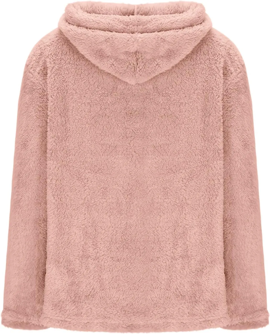 Hooded Sweatshirt for Women Trendy Loose Fit Long Sleeve Solid Color Sweaters Comfort Casual Drawstring Hoodies