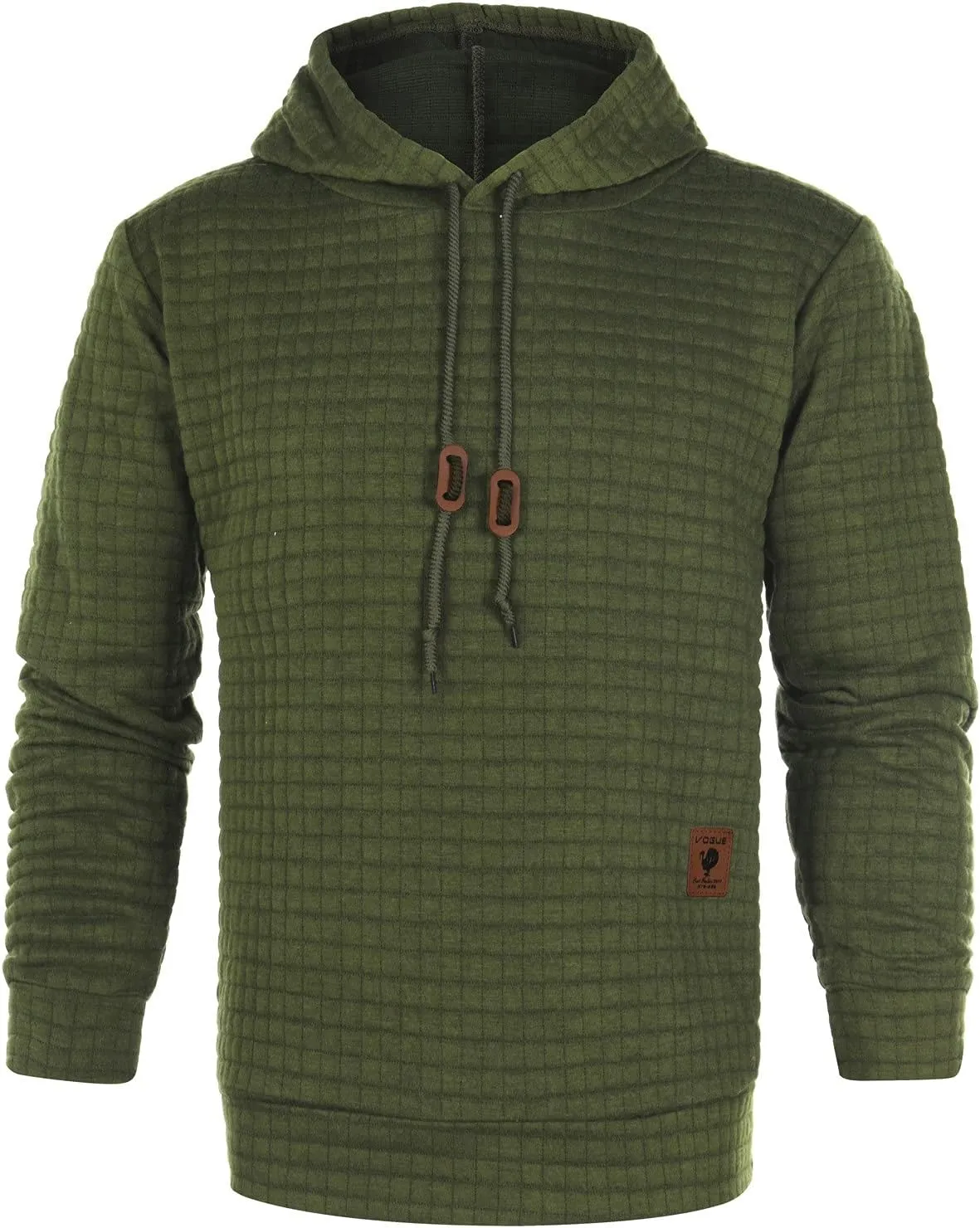 Hoodie Jacket Men No Zipper Hoodie Warm Long Sleeves Sweatshirt Coat Jacket Sweater Zip Up Fleece Hoodie