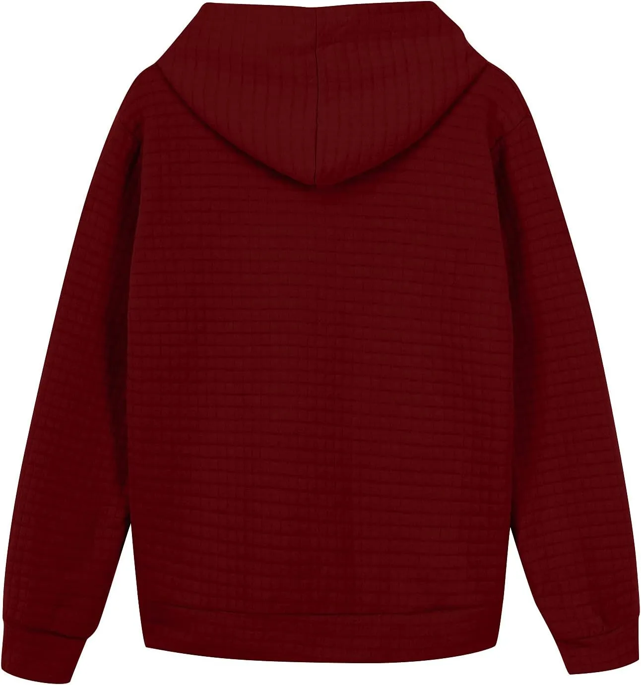 Hoodie Jacket Men No Zipper Hoodie Warm Long Sleeves Sweatshirt Coat Jacket Sweater Zip Up Fleece Hoodie