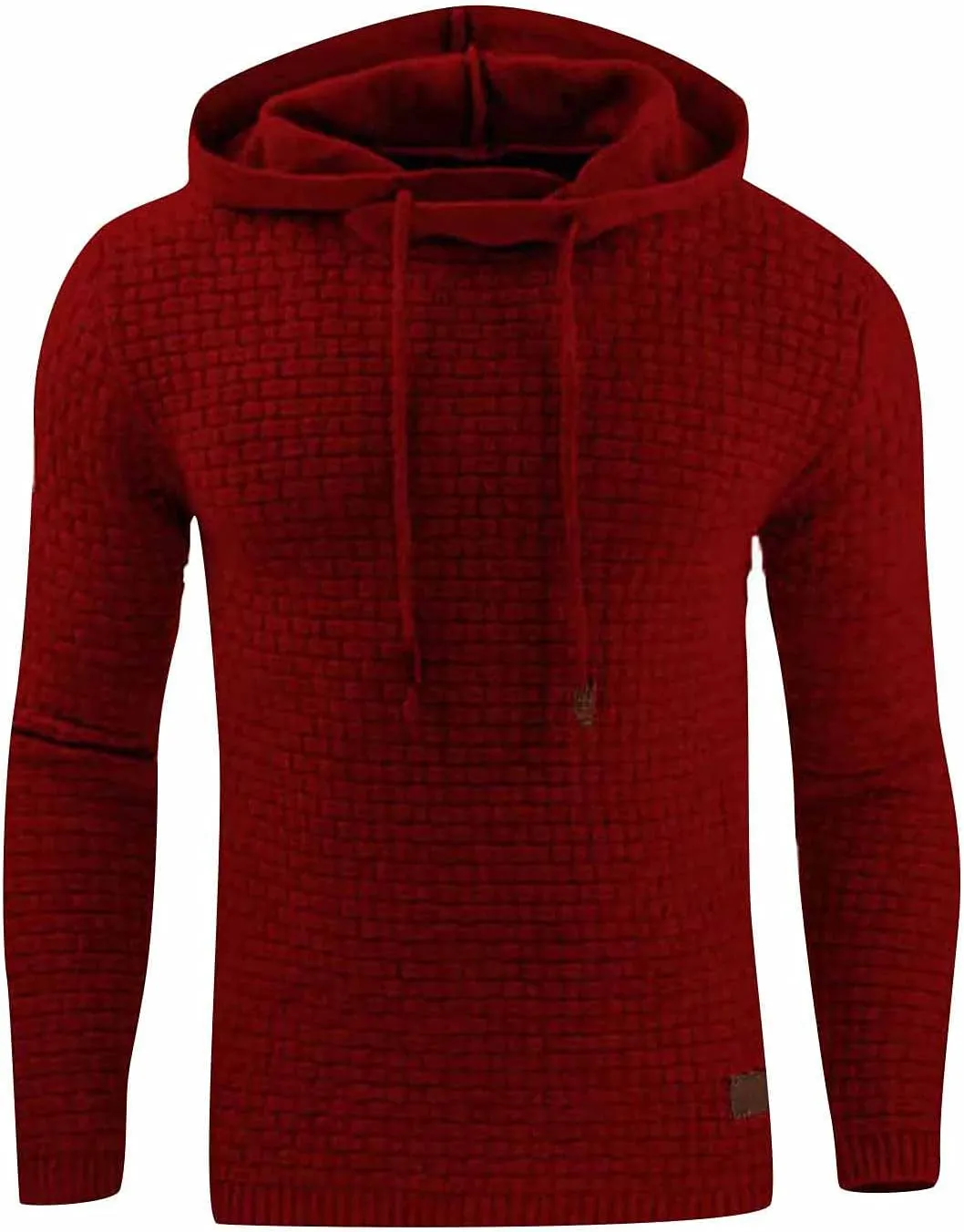 Hoodie Jacket Men No Zipper Hoodie Warm Long Sleeves Sweatshirt Coat Jacket Sweater Zip Up Fleece Hoodie
