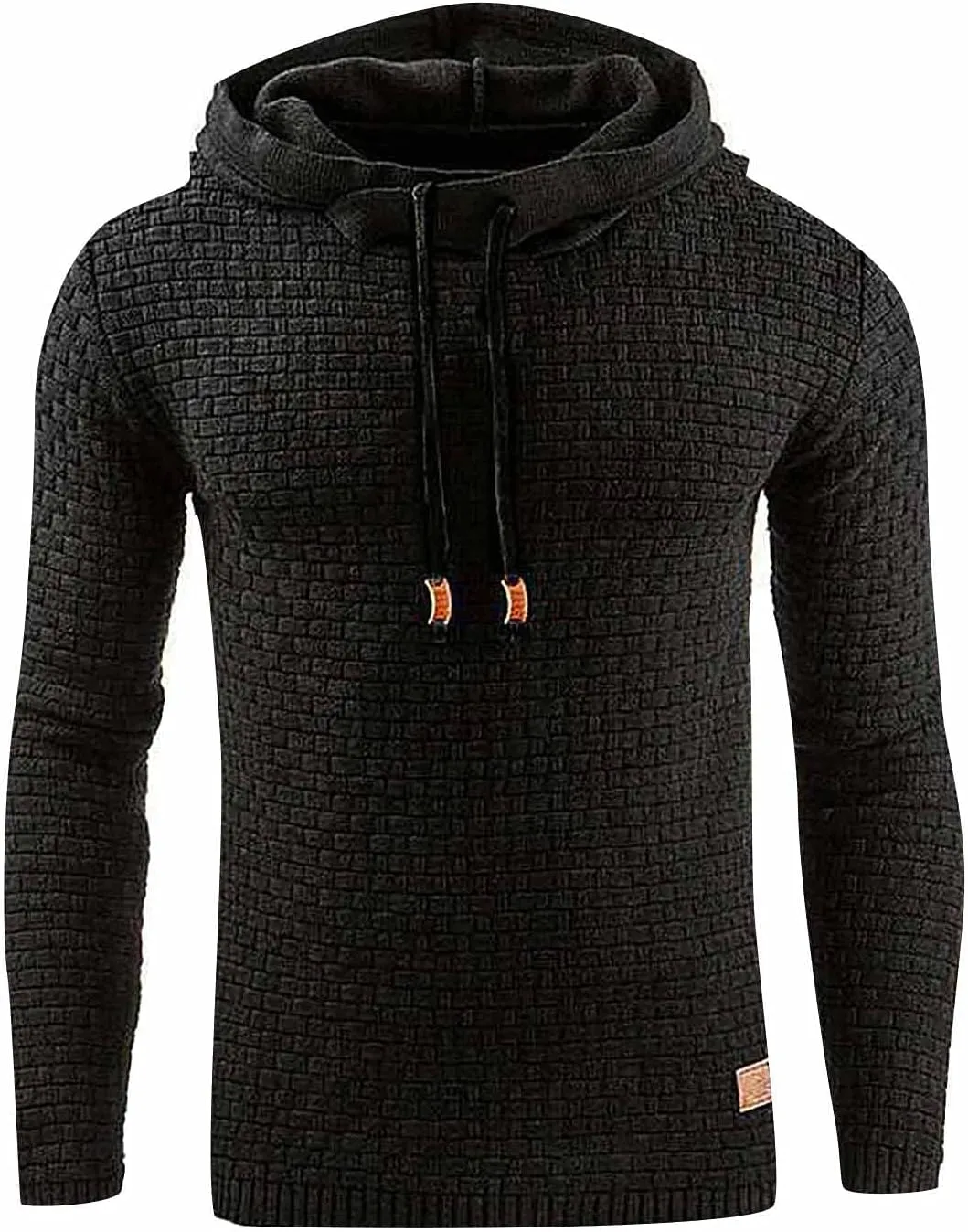 Hoodie Jacket Men No Zipper Hoodie Warm Long Sleeves Sweatshirt Coat Jacket Sweater Zip Up Fleece Hoodie
