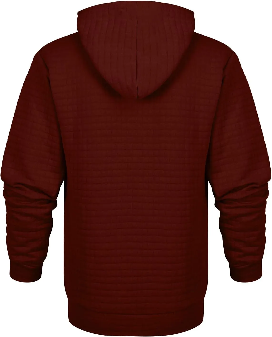Hoodie Jacket Men No Zipper Hoodie Warm Long Sleeves Sweatshirt Coat Jacket Sweater Zip Up Fleece Hoodie