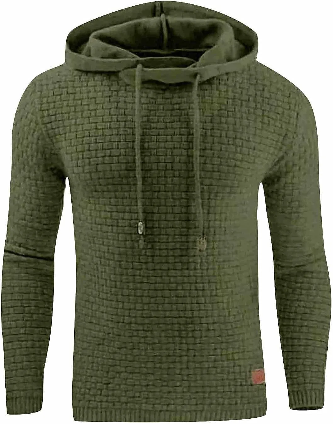 Hoodie Jacket Men No Zipper Hoodie Warm Long Sleeves Sweatshirt Coat Jacket Sweater Zip Up Fleece Hoodie