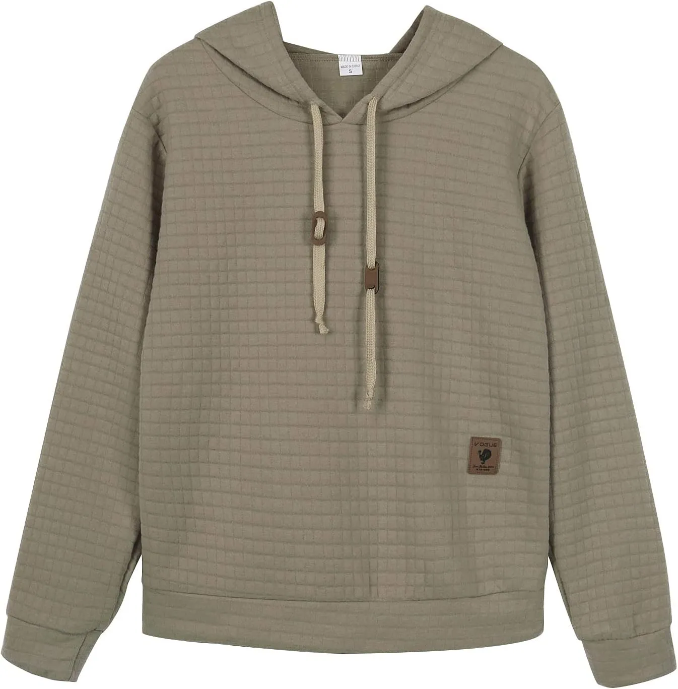 Hoodie Jacket Men No Zipper Hoodie Warm Long Sleeves Sweatshirt Coat Jacket Sweater Zip Up Fleece Hoodie