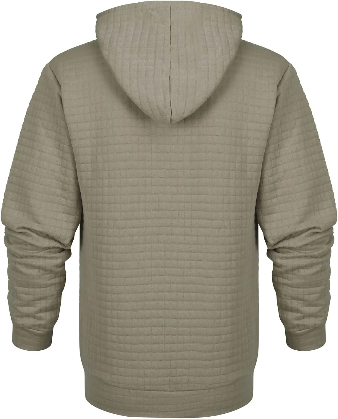 Hoodie Jacket Men No Zipper Hoodie Warm Long Sleeves Sweatshirt Coat Jacket Sweater Zip Up Fleece Hoodie