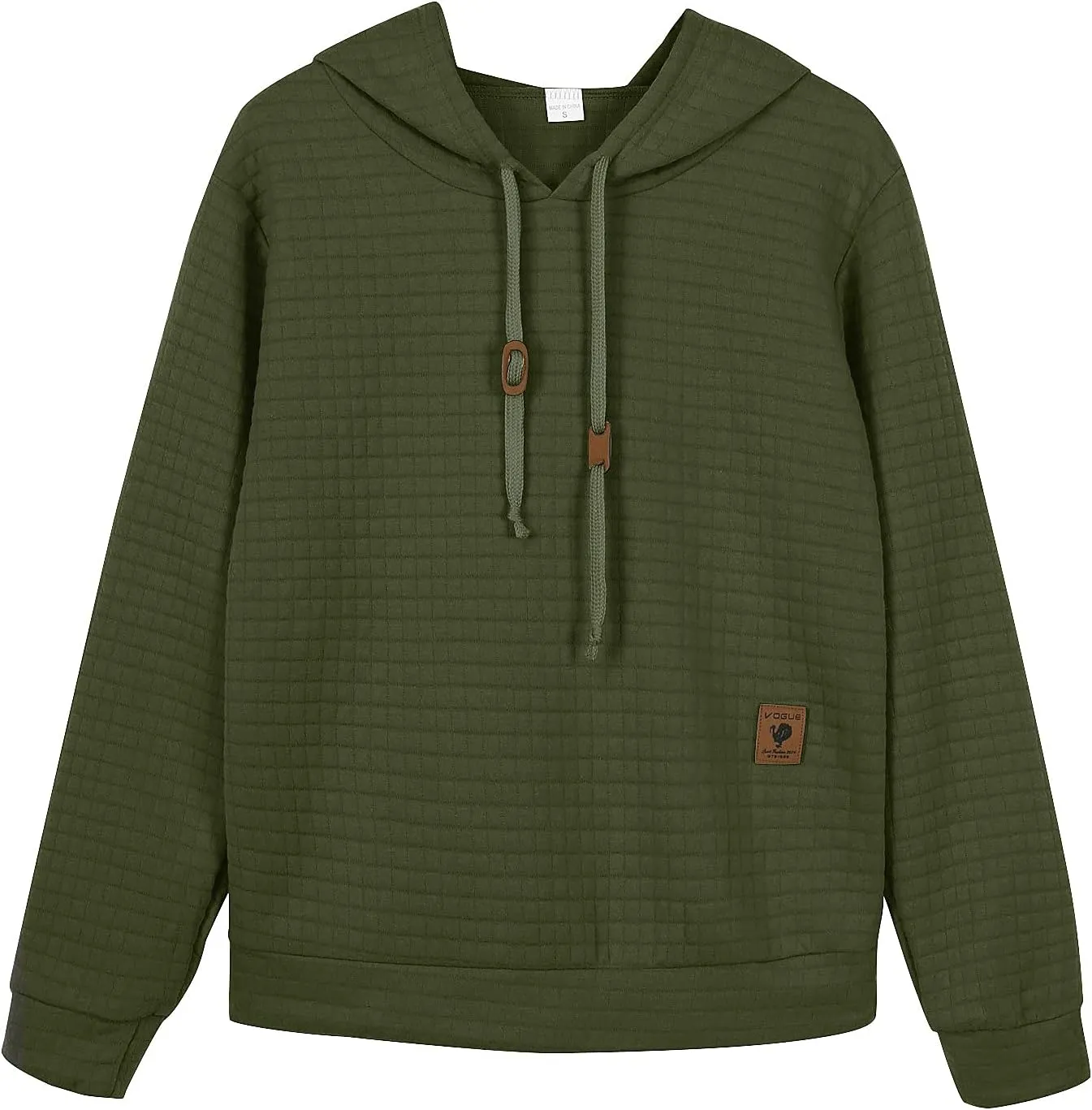 Hoodie Jacket Men No Zipper Hoodie Warm Long Sleeves Sweatshirt Coat Jacket Sweater Zip Up Fleece Hoodie