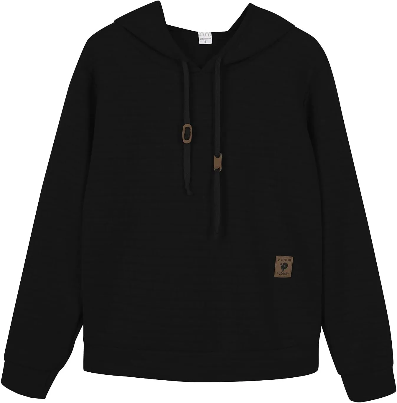 Hoodie Jacket Men No Zipper Hoodie Warm Long Sleeves Sweatshirt Coat Jacket Sweater Zip Up Fleece Hoodie