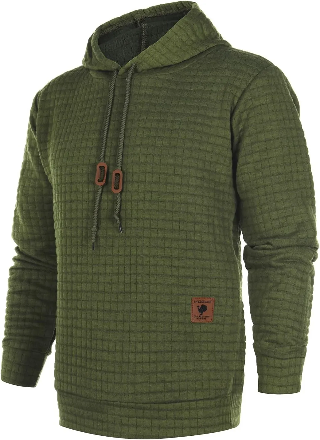 Hoodie Jacket Men No Zipper Hoodie Warm Long Sleeves Sweatshirt Coat Jacket Sweater Zip Up Fleece Hoodie