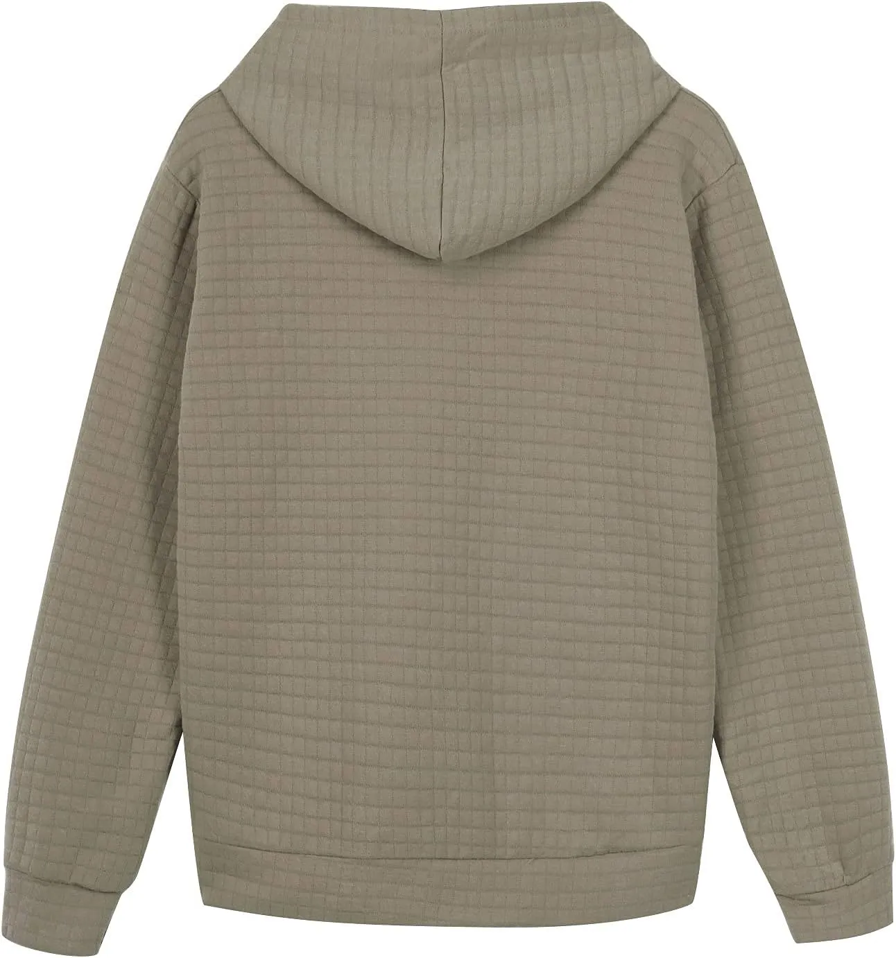 Hoodie Jacket Men No Zipper Hoodie Warm Long Sleeves Sweatshirt Coat Jacket Sweater Zip Up Fleece Hoodie