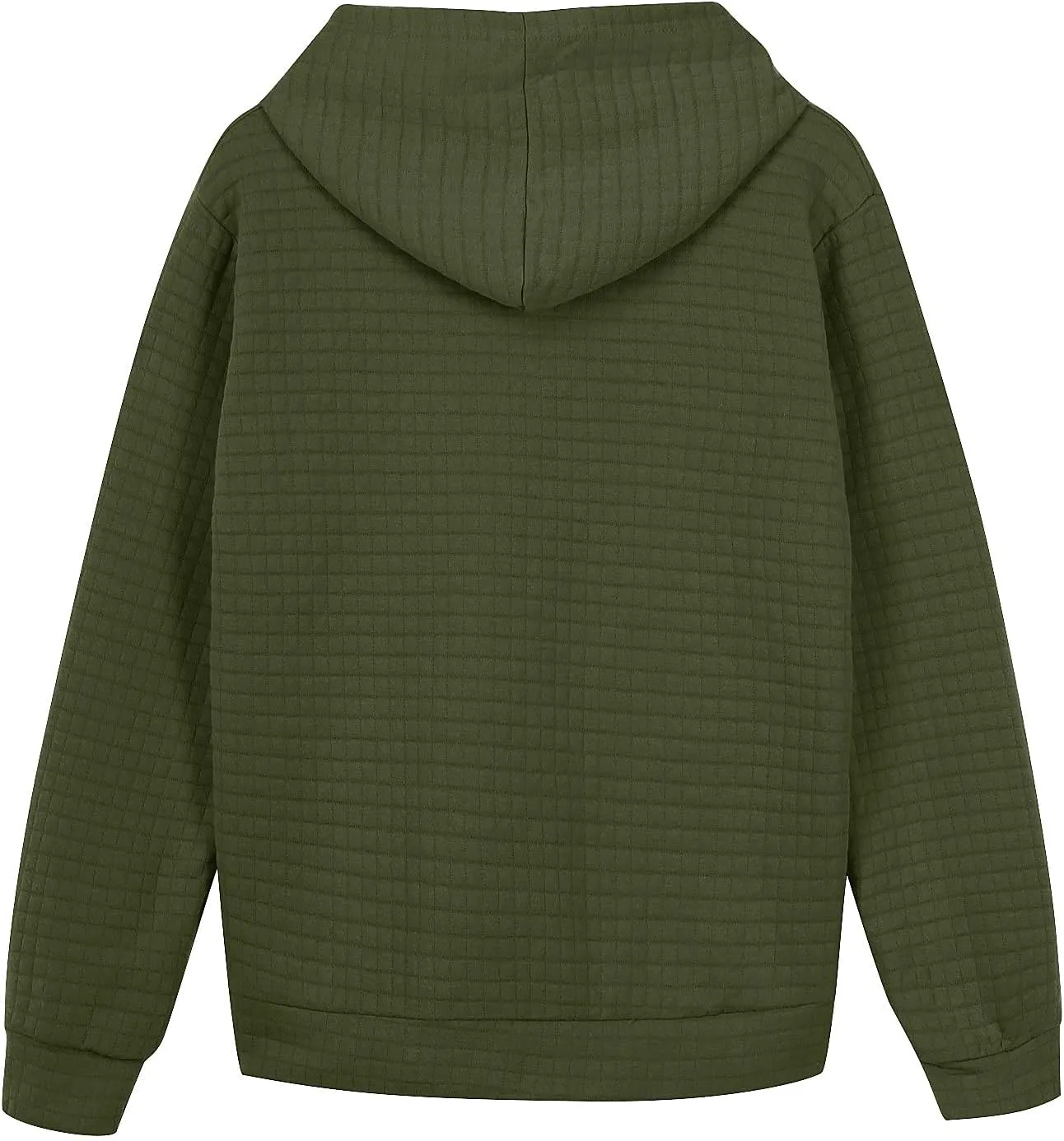 Hoodie Jacket Men No Zipper Hoodie Warm Long Sleeves Sweatshirt Coat Jacket Sweater Zip Up Fleece Hoodie