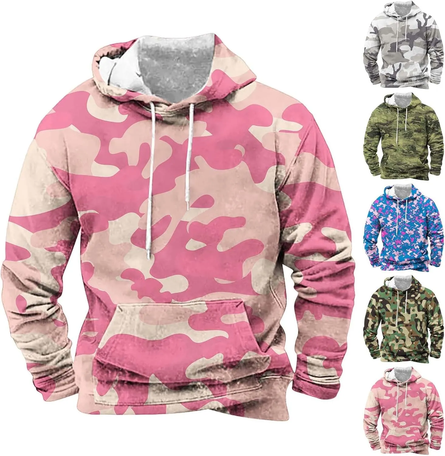 Hoodie Men Long Sleeved Hoodie Hooded Sweatshirt Tops Outdoor Sweatshirt Shirt Mens Pullover Hoodie Zip Up Hoodie
