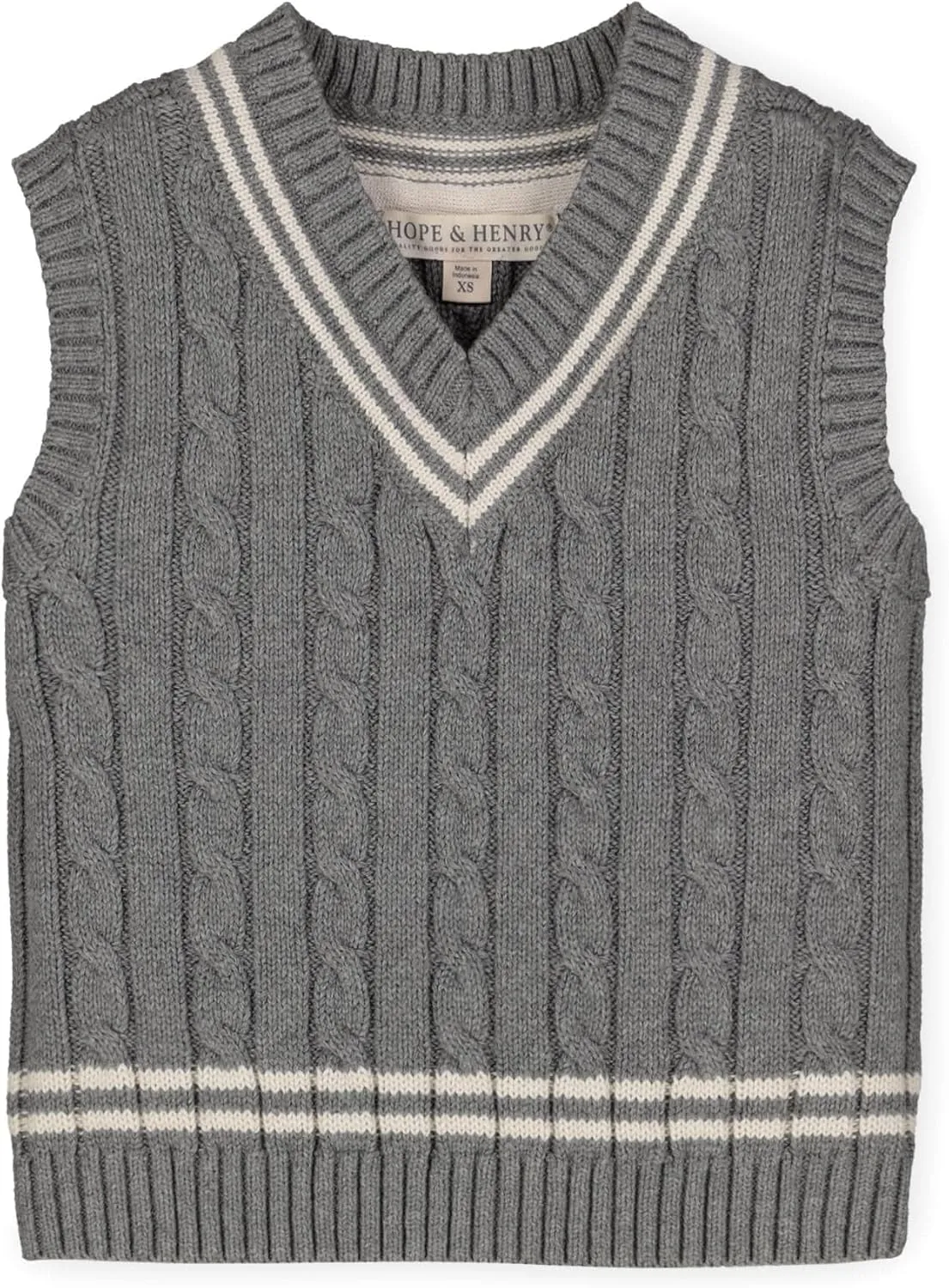 Hope & Henry Boys' V-Neck Sweater Vest