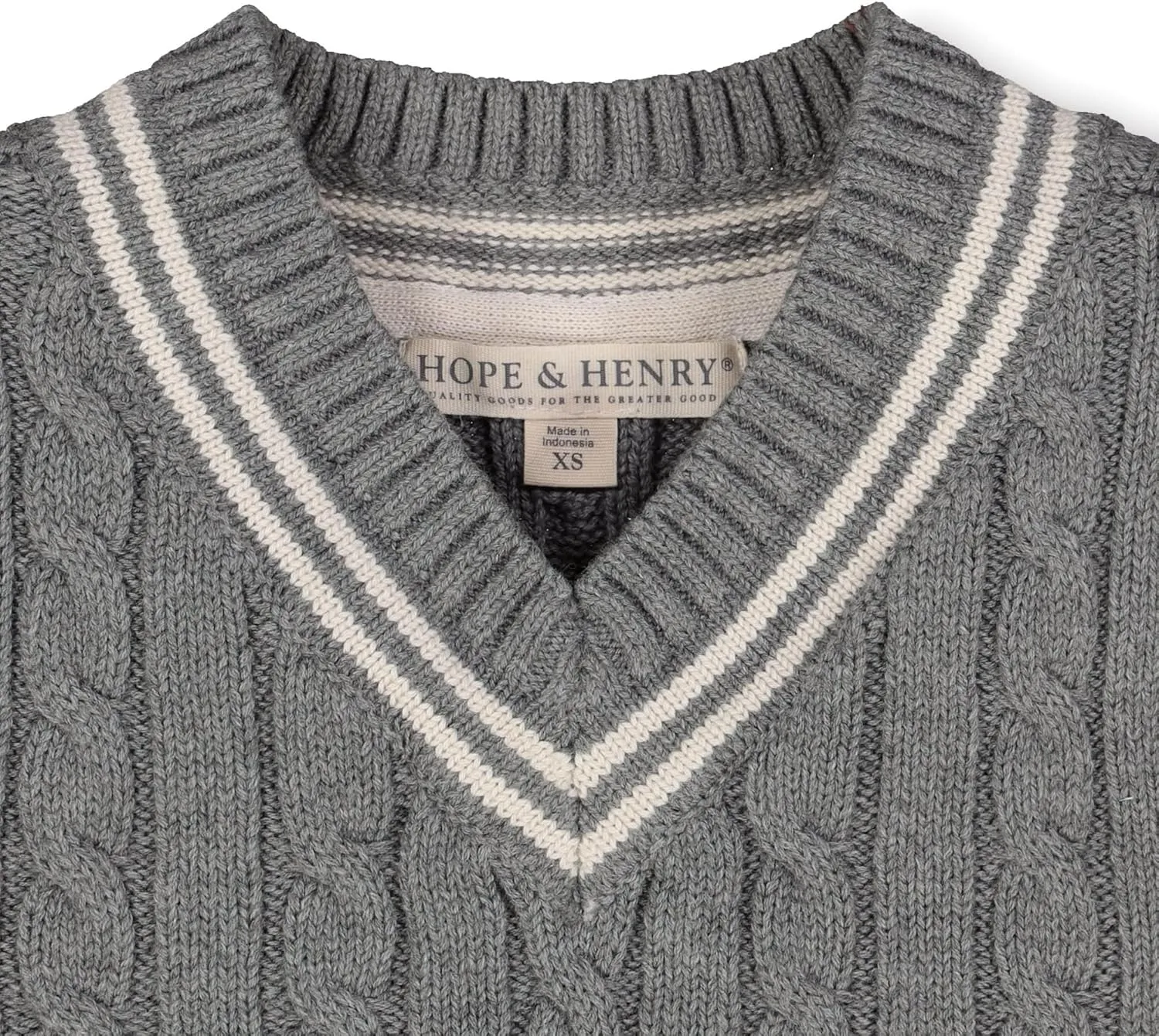 Hope & Henry Boys' V-Neck Sweater Vest