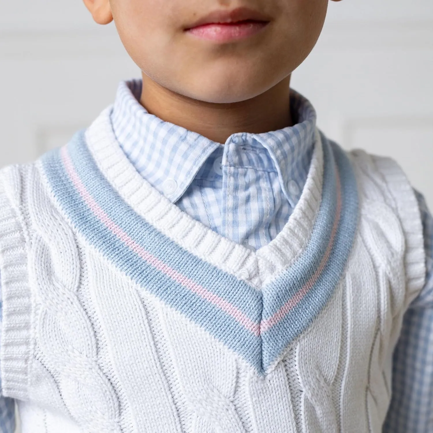 Hope & Henry Boys' V-Neck Sweater Vest