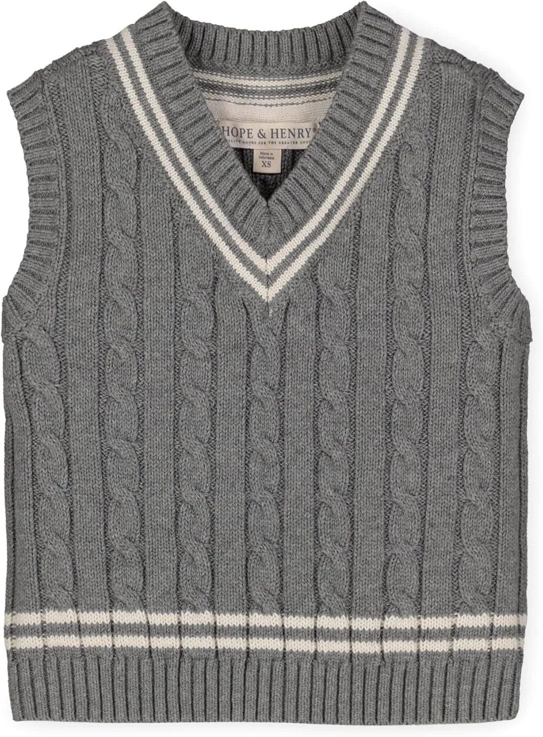 Hope & Henry Boys' V-Neck Sweater Vest