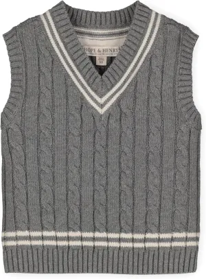 Hope & Henry Boys' V-Neck Sweater Vest
