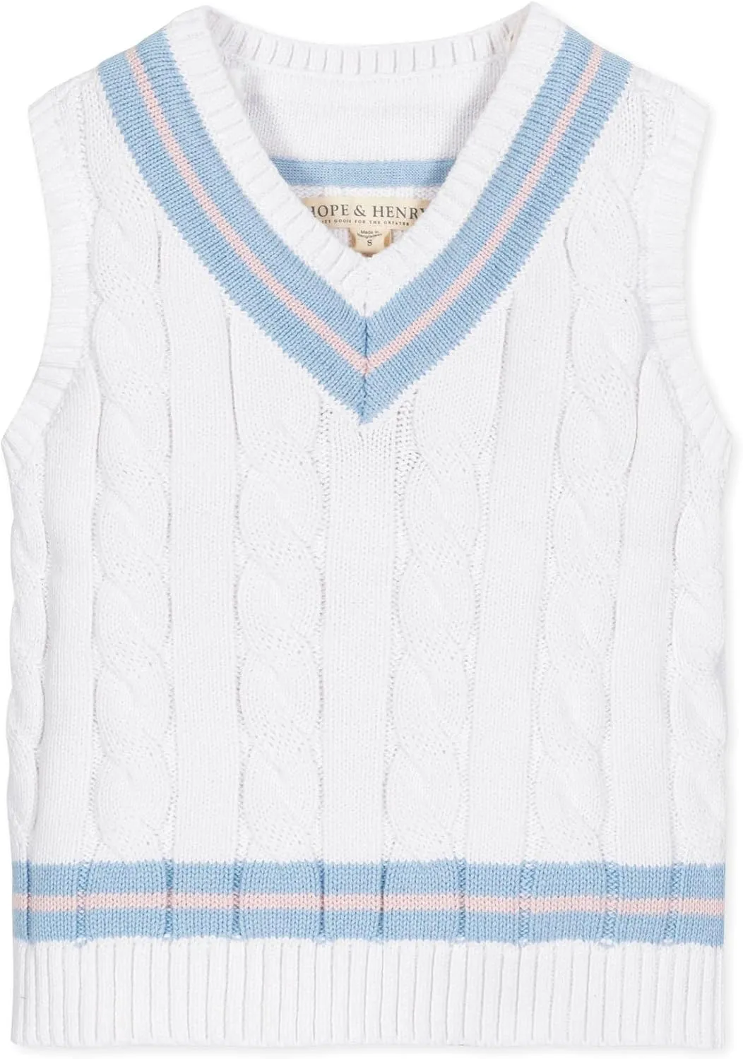 Hope & Henry Boys' V-Neck Sweater Vest