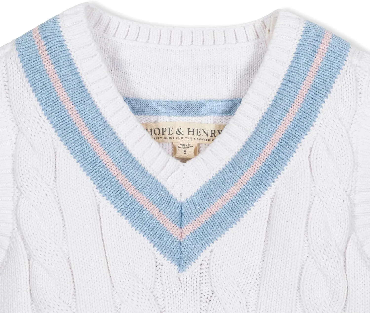 Hope & Henry Boys' V-Neck Sweater Vest