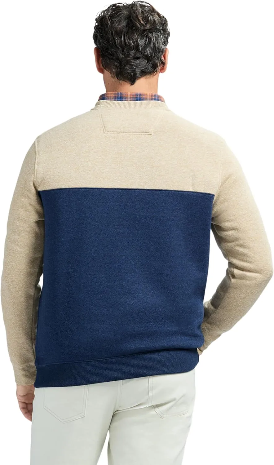 IZOD Men's Advantage Performance Crewneck Fleece Pullover Sweatshirt