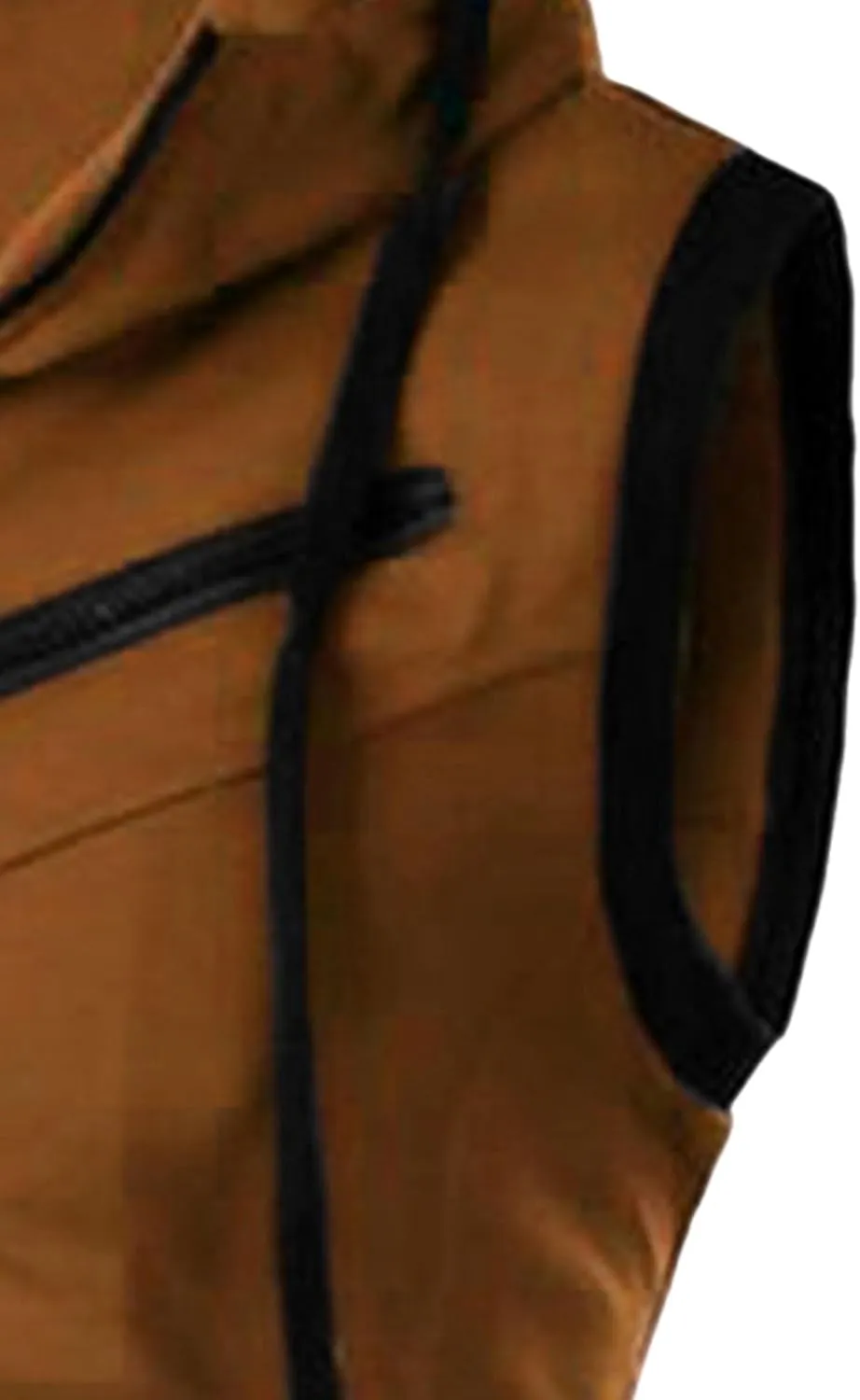 JEShifangjiusu Men'S Casual Zip-Hoodie Vest Cotton Sleeveless Hoodie Vest Slim Fit Lightweight Sweatshirt Hoodie Tank Top