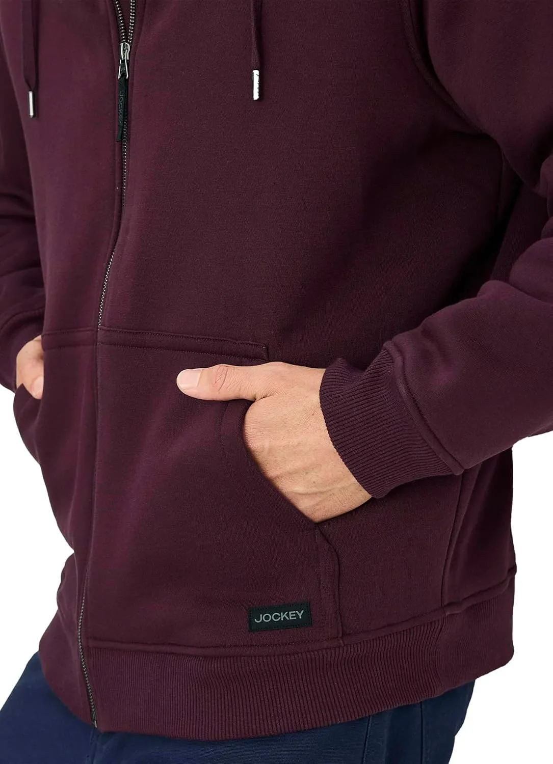 Jockey Men's Casualwear Outdoors Sherpa Zip Up Hoodie