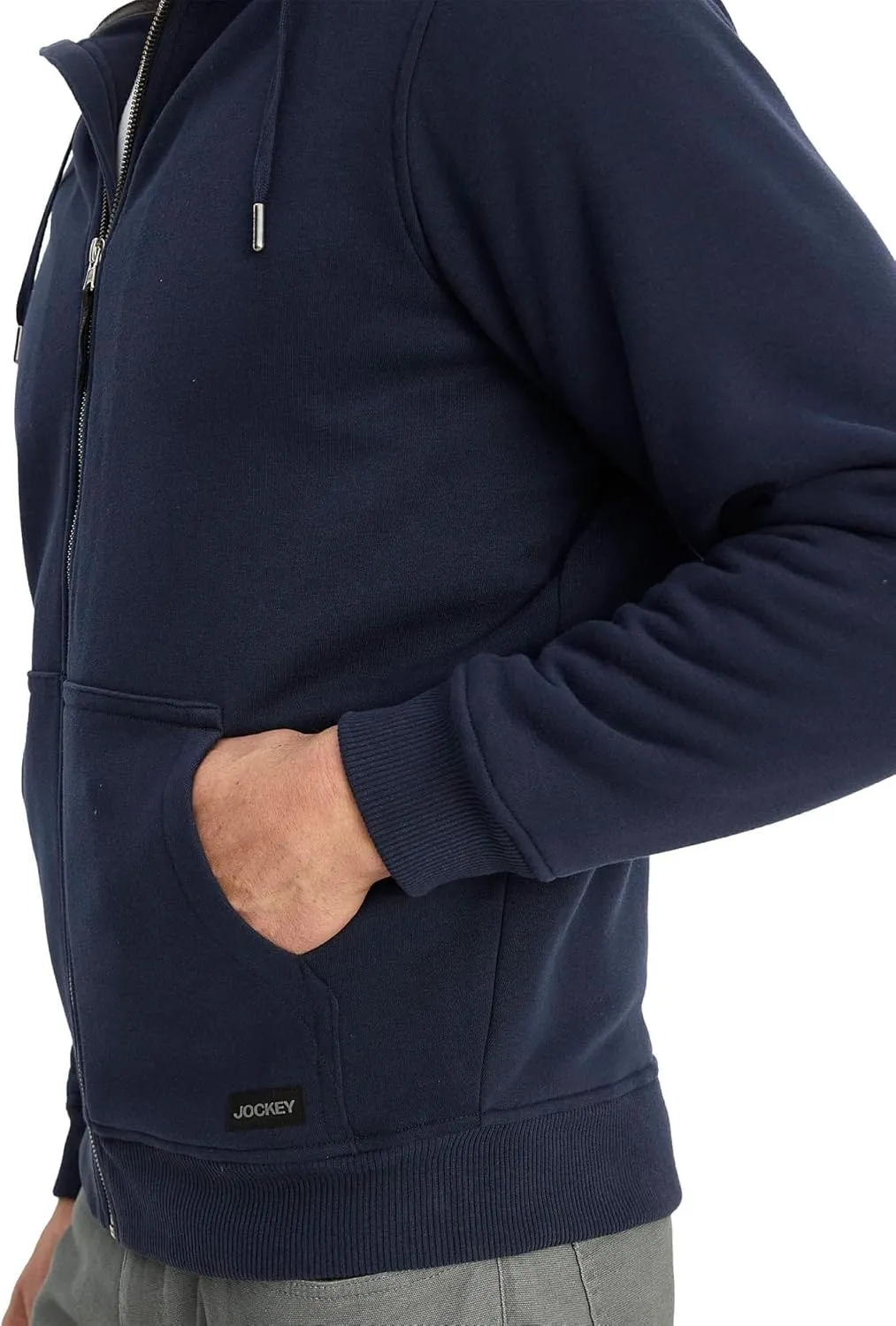 Jockey Men's Casualwear Outdoors Sherpa Zip Up Hoodie