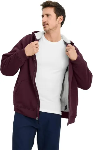 Jockey Men's Casualwear Outdoors Sherpa Zip Up Hoodie