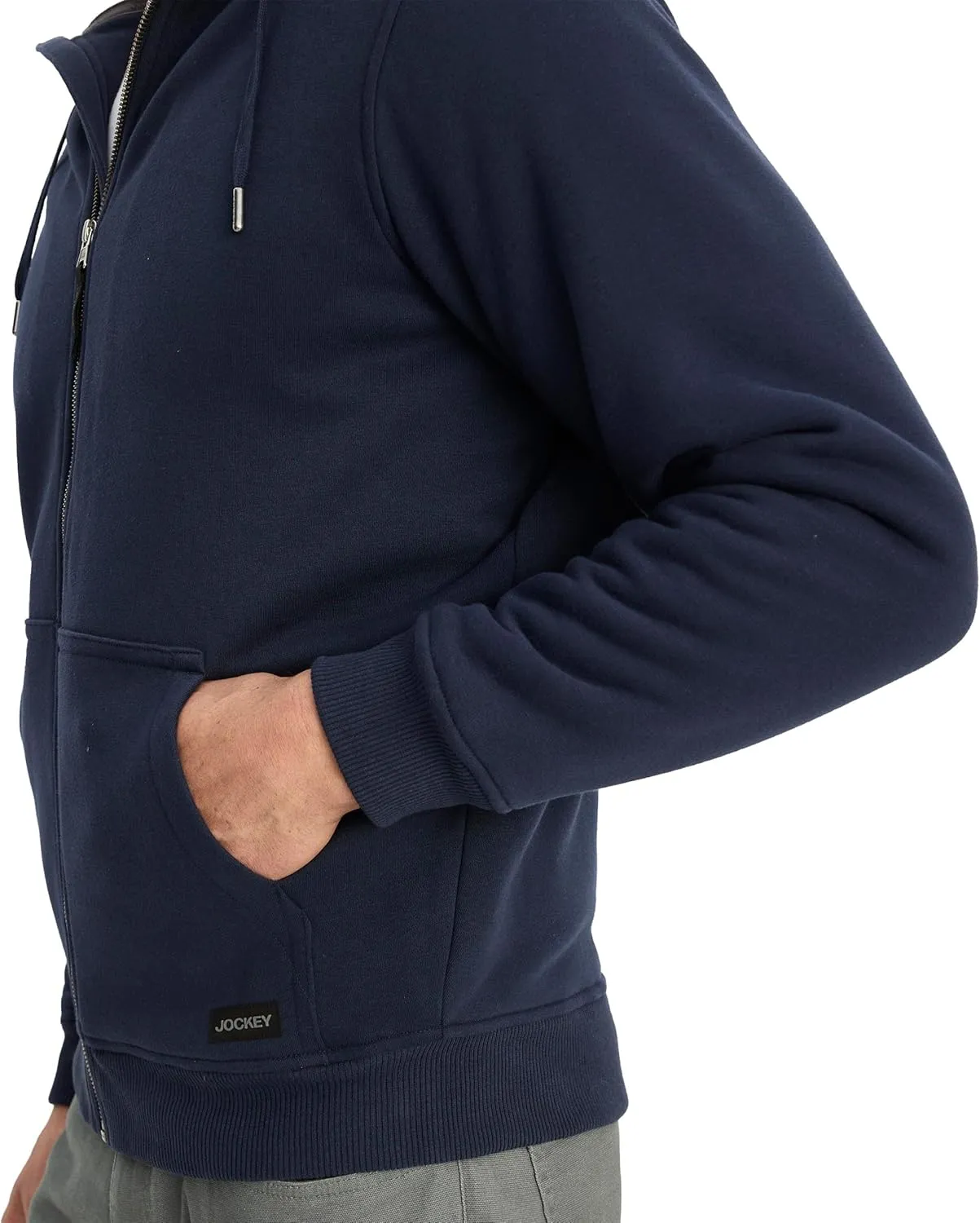Jockey Men's Casualwear Outdoors Sherpa Zip Up Hoodie