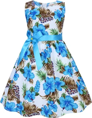 Kid Floral Cotton Girls Dresses Summer Girl Clothes