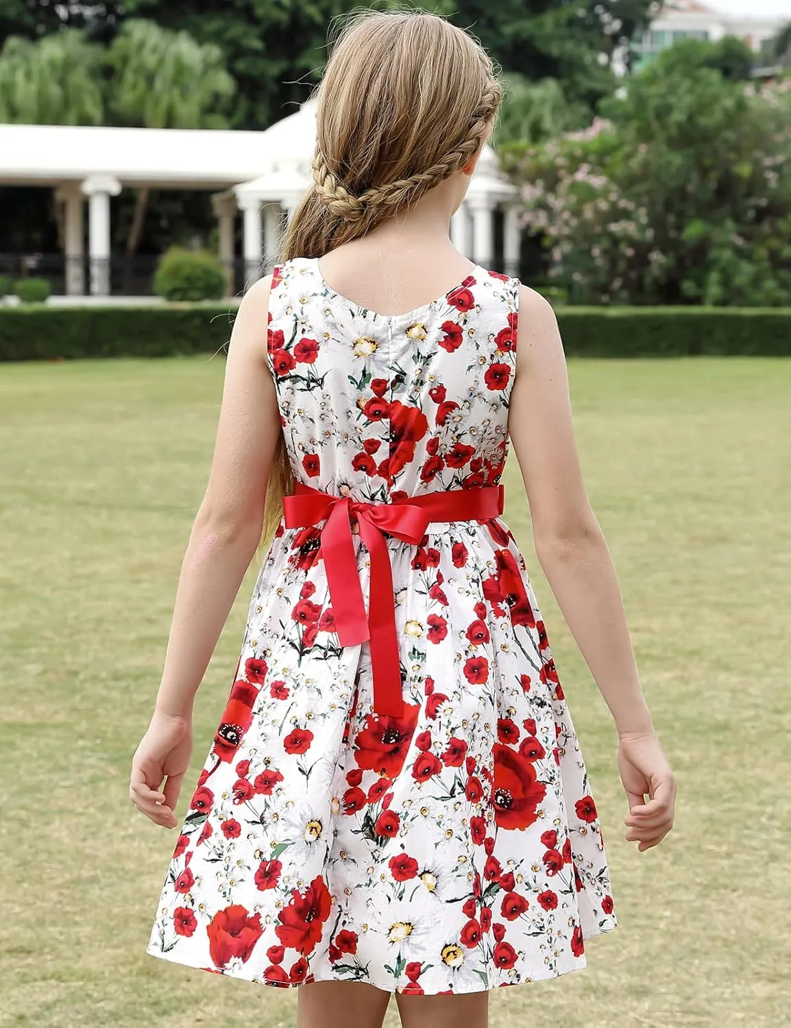 Kid Floral Cotton Girls Dresses Summer Girl Clothes