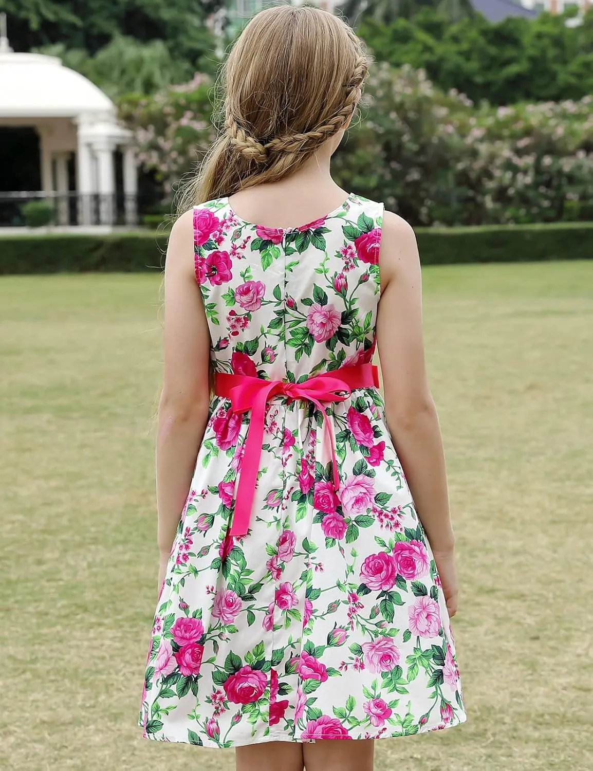 Kid Floral Cotton Girls Dresses Summer Girl Clothes