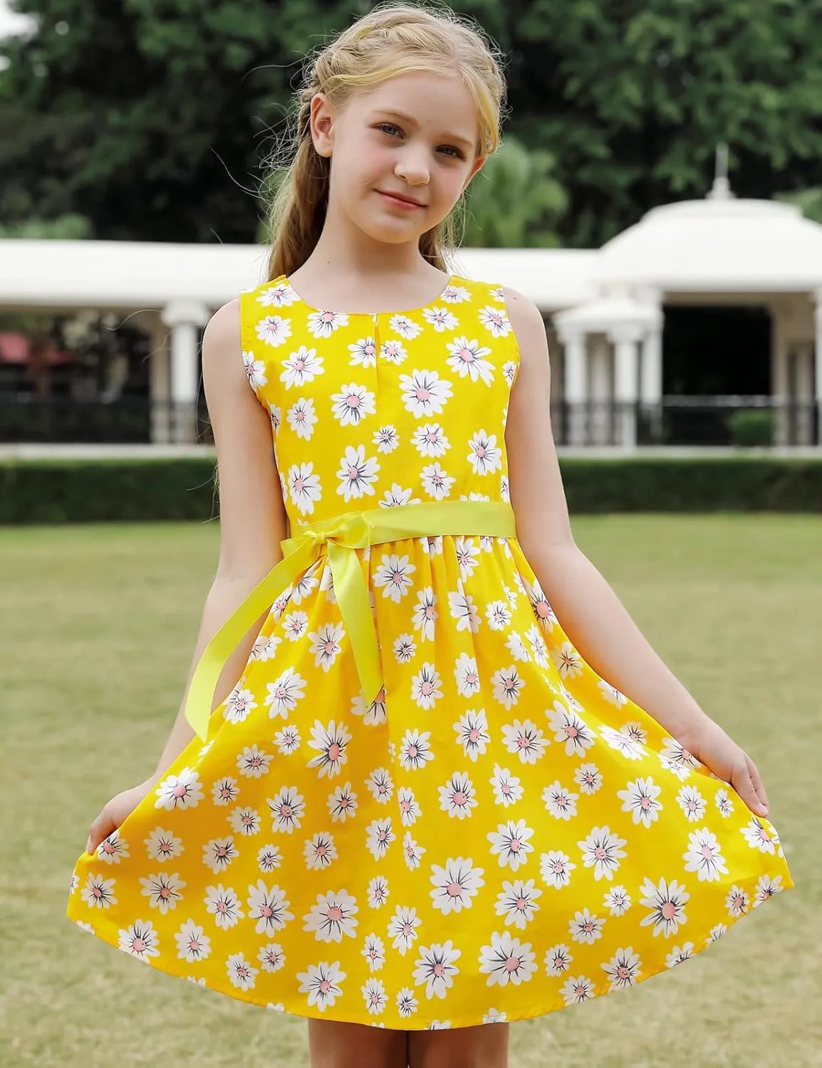 Kid Floral Cotton Girls Dresses Summer Girl Clothes