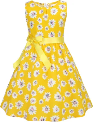 Kid Floral Cotton Girls Dresses Summer Girl Clothes